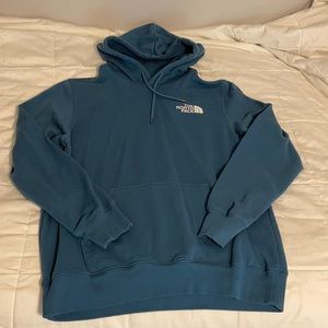 NORTH FACE HOODIE - BLUE